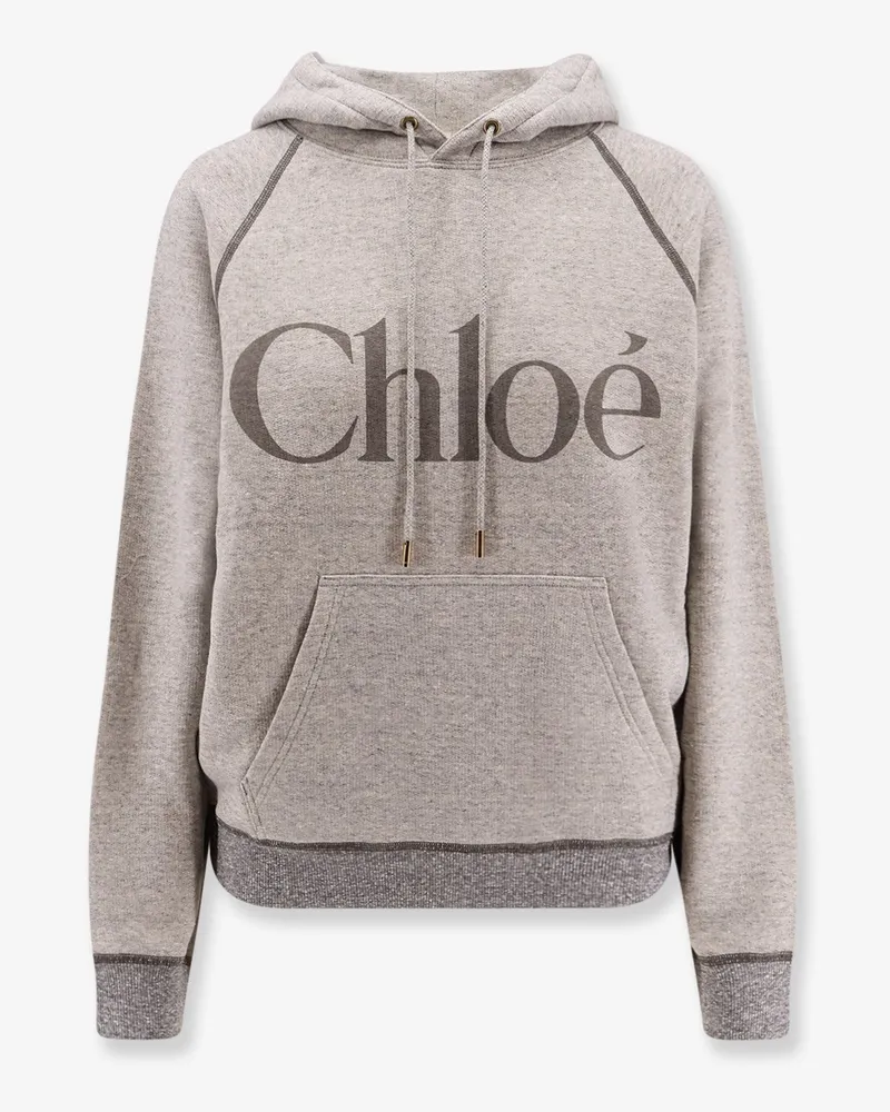Chloé Cotton blend sweatshirt -  - gender_Woman Grey