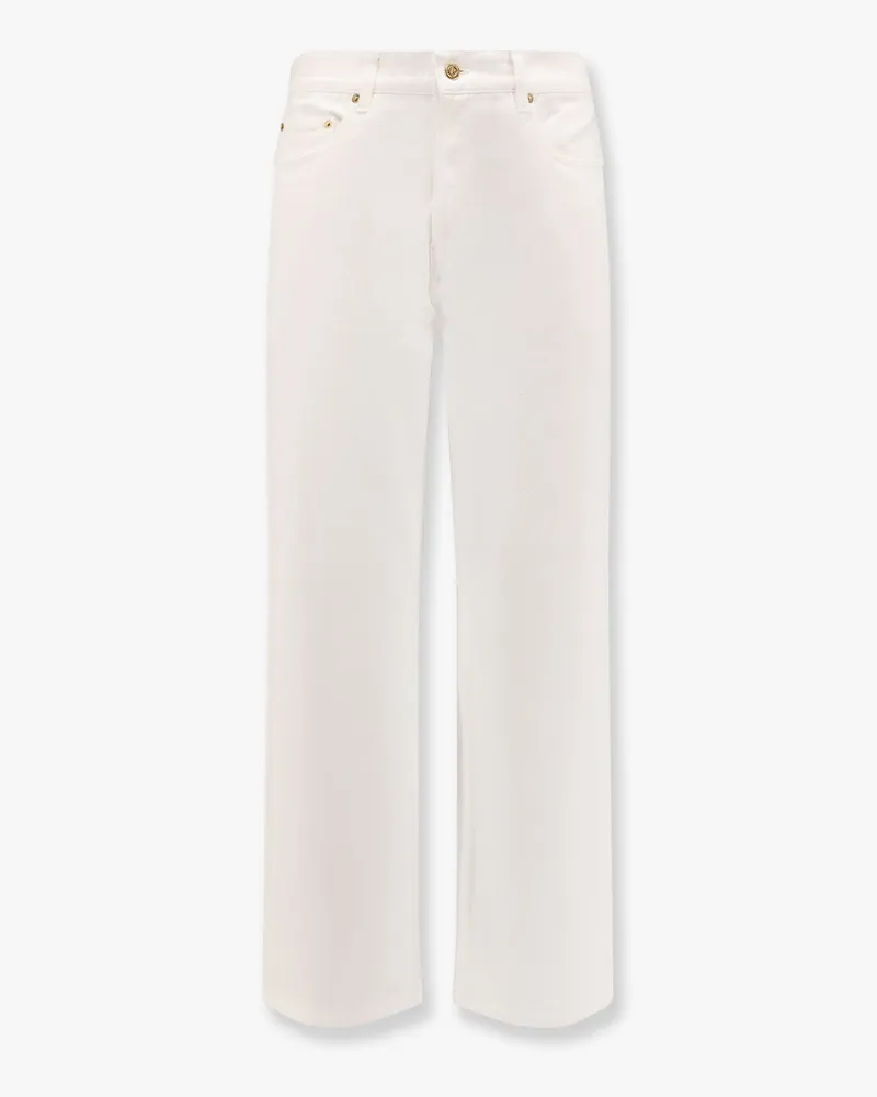 Golden Goose Skate white denim trouser -  - gender_Man White