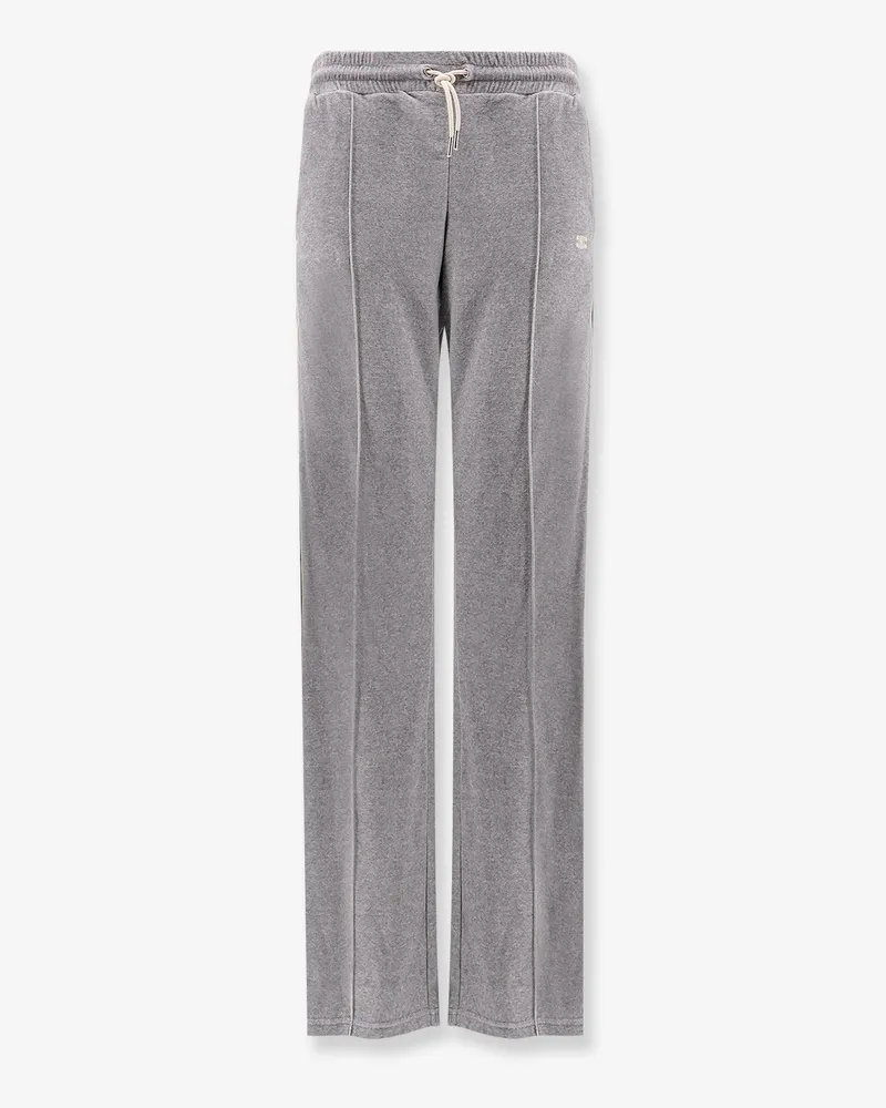 Celine Cotton velvet jogger trousers -  - gender_Man Grey