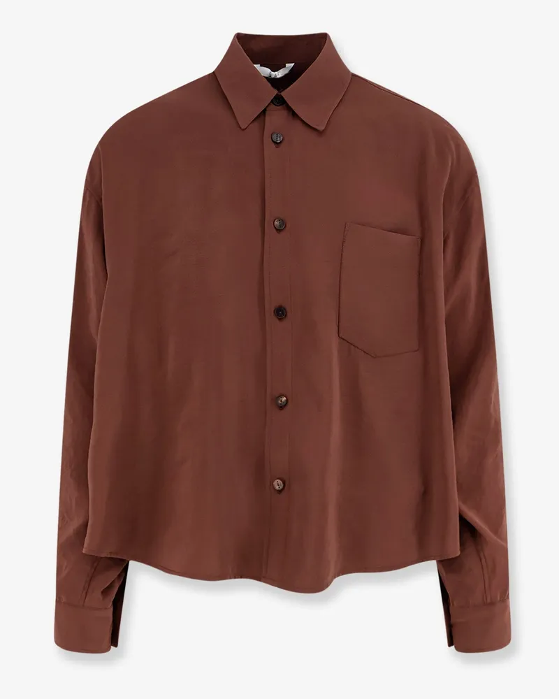 Hevò Arpinova modal blend shirt -  - gender_Man Brown