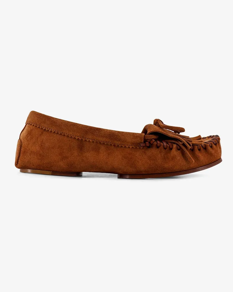 Paris Texas Indiana suede loafers -  - gender_Woman Brown