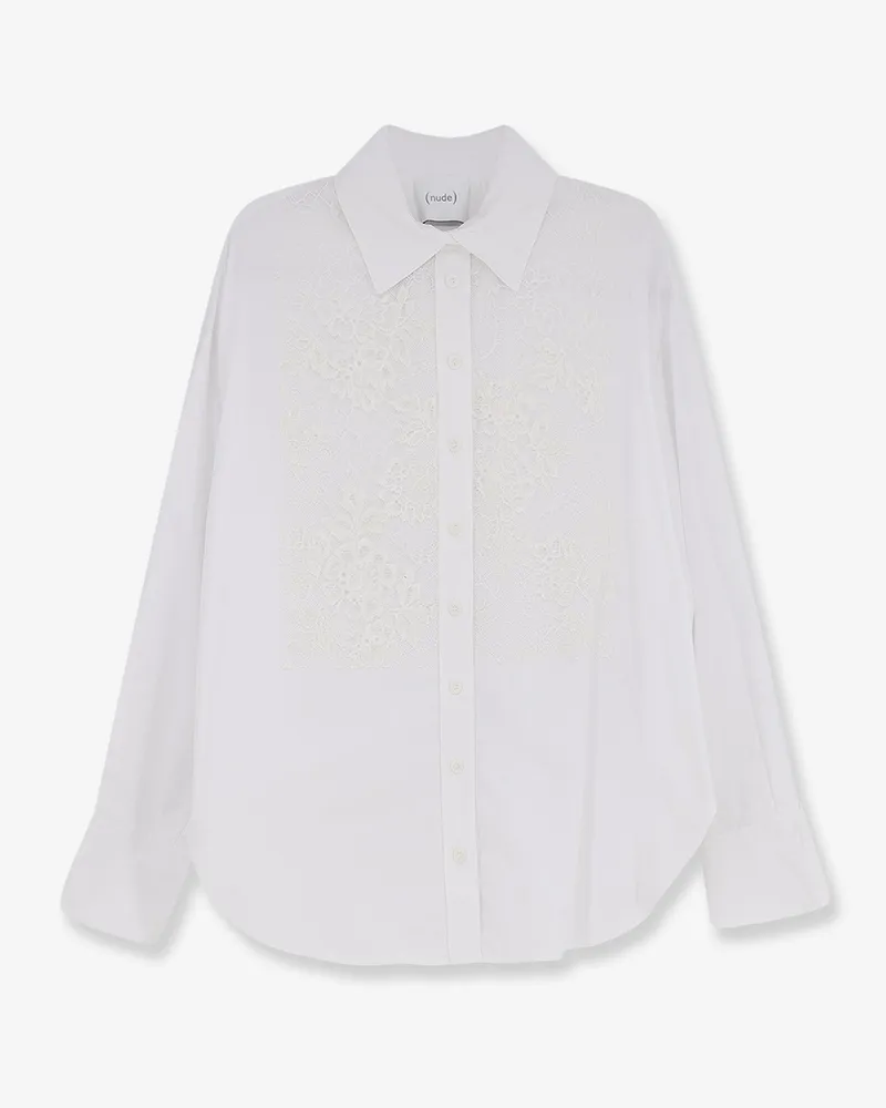 NUDE Cotton shirt -  - gender_Woman White