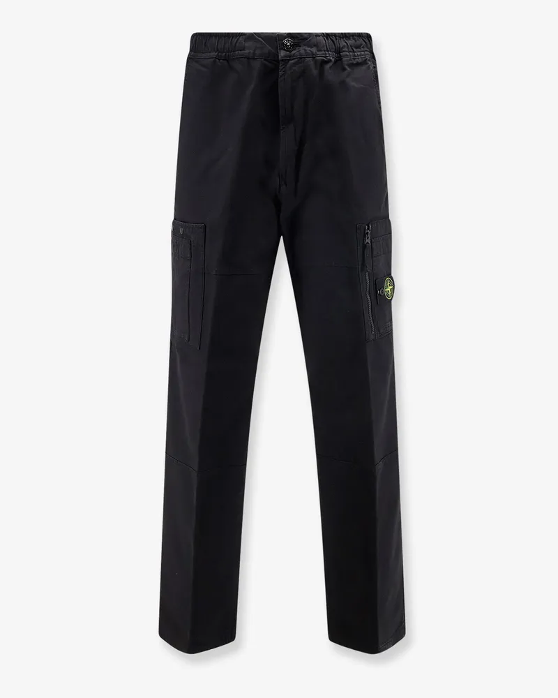 Stone Island Organic cotton trousers -  - gender_Man Black