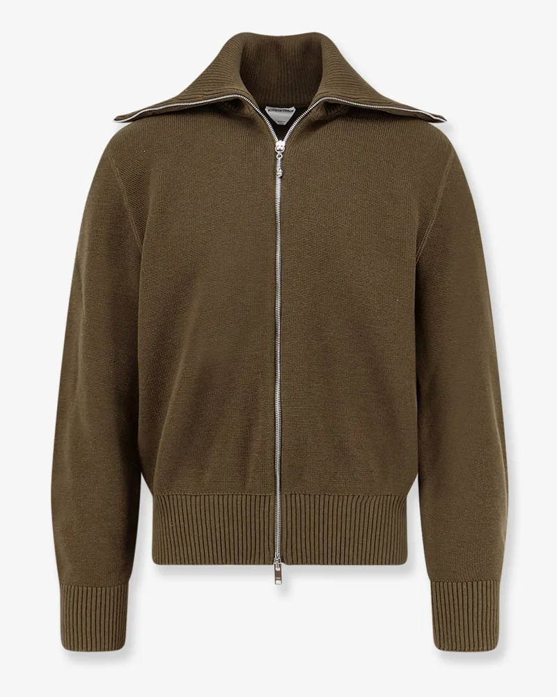Bottega Veneta Wool and cotton cardigan -  - gender_Man Green