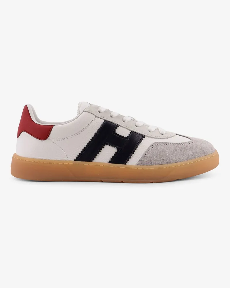 Hogan Leather sneakers with suede inserts -  - gender_Man White