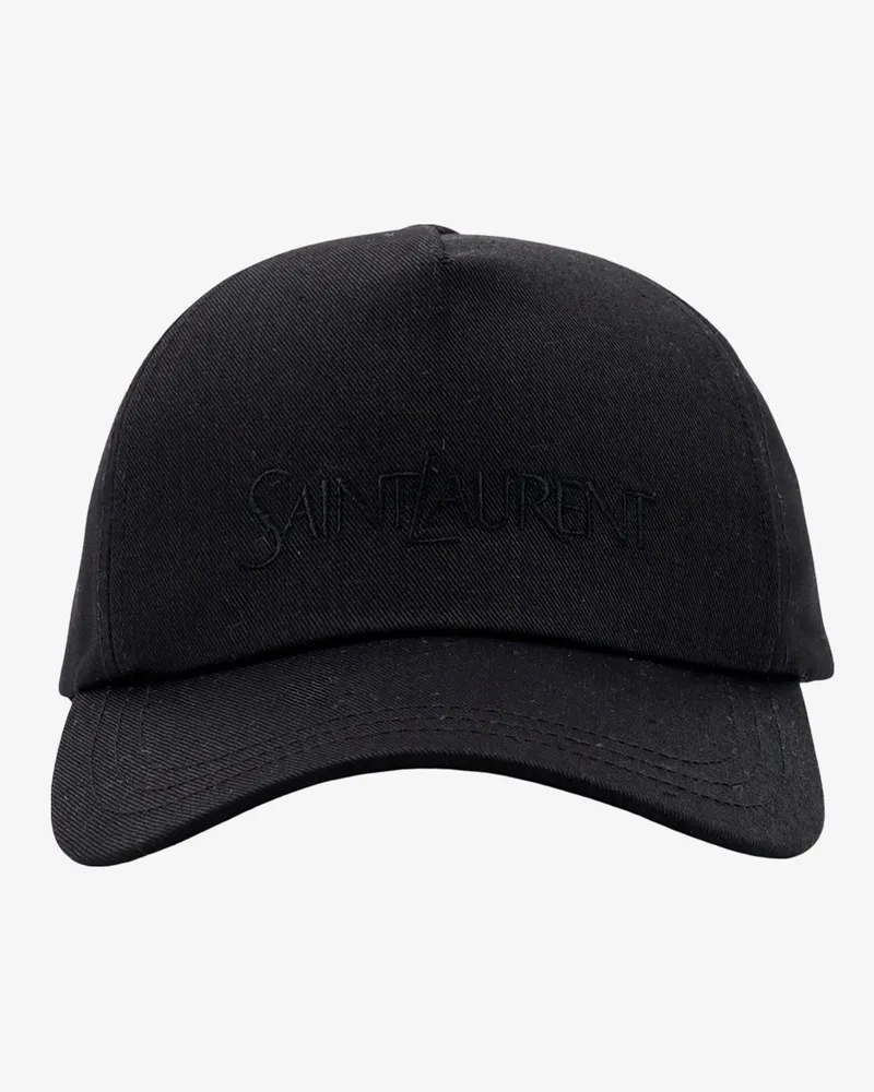 Saint Laurent Cotton and linen hat -  - gender_Woman Black