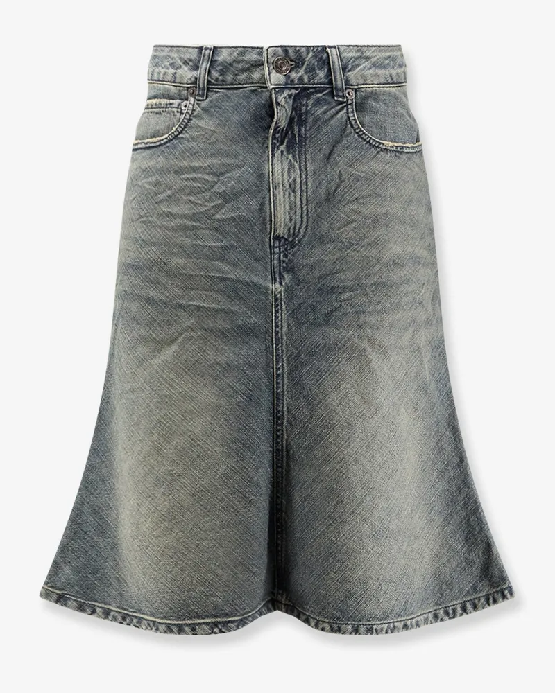 Balenciaga Denim Midi Skirt -  - gender_Woman Blue
