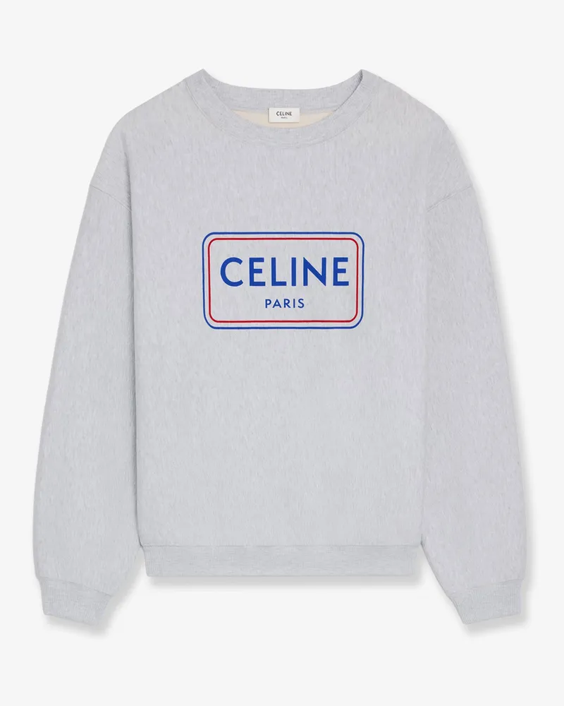 Celine Cotton sweatshirt with Logo print -  - gender_Woman Grey