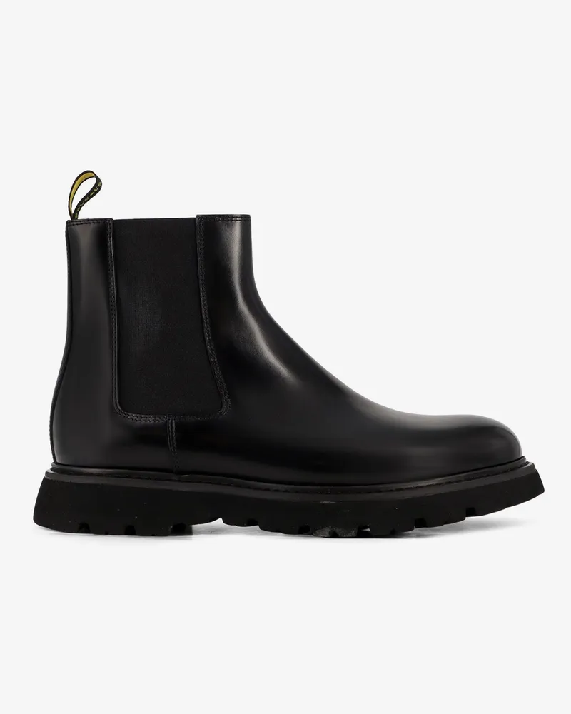 Doucal´s Leather boots -  - gender_Man Black