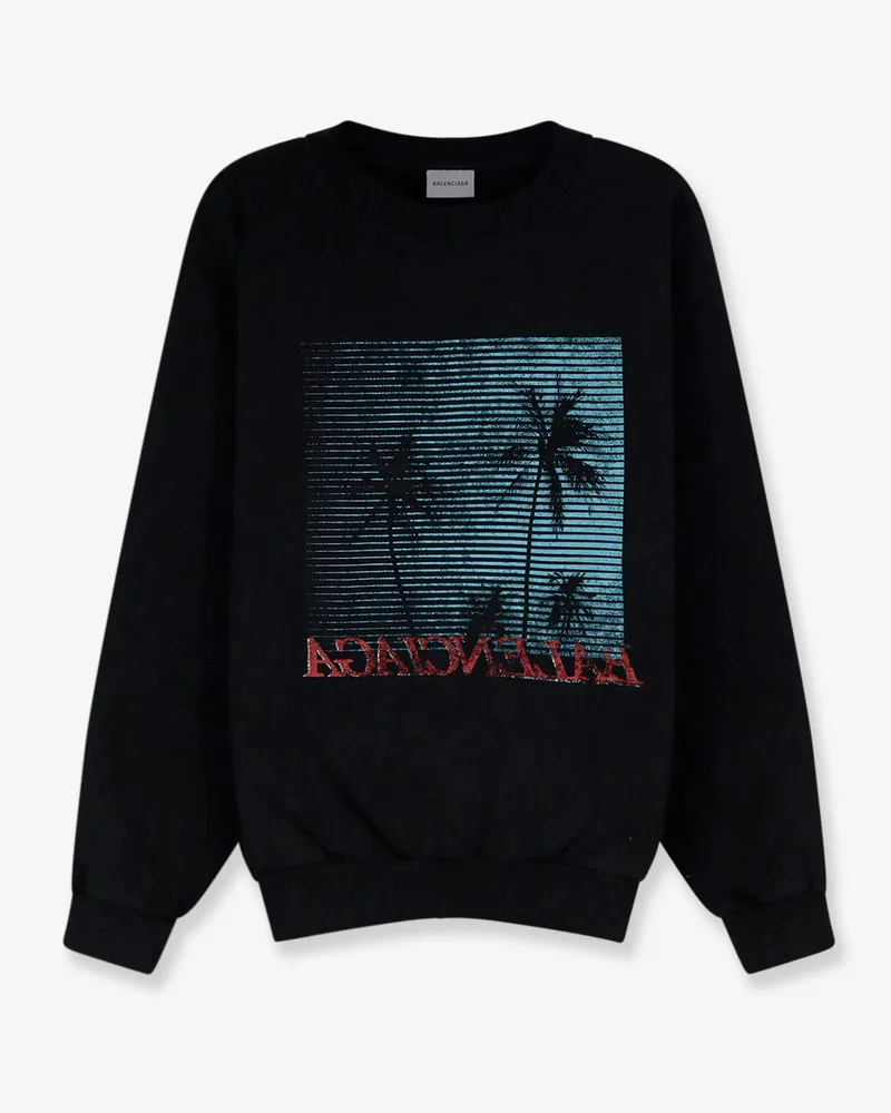 Balenciaga Cotton sweatshirt -  - gender_Man Black