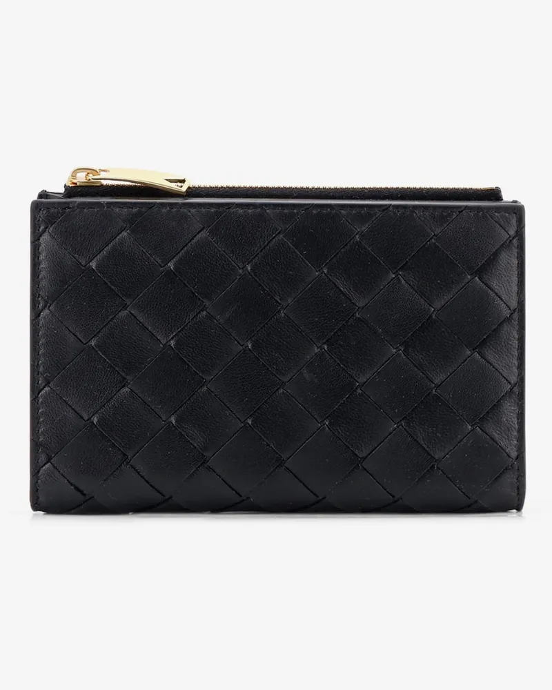 Bottega Veneta Leather wallet with Intrecciato pattern -  - gender_Woman Black