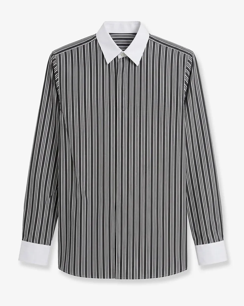 Tom Ford Striped cotton shirt -  - gender_Man Black