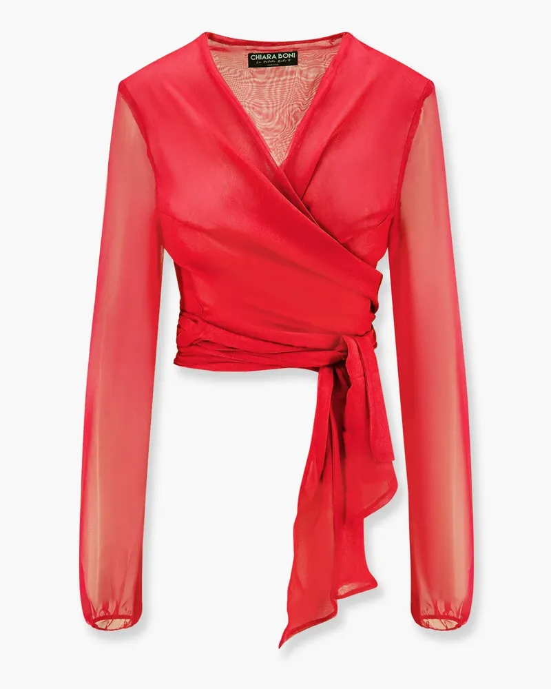 Chiara Boni Takao chiffon shirt -  - gender_Woman Red