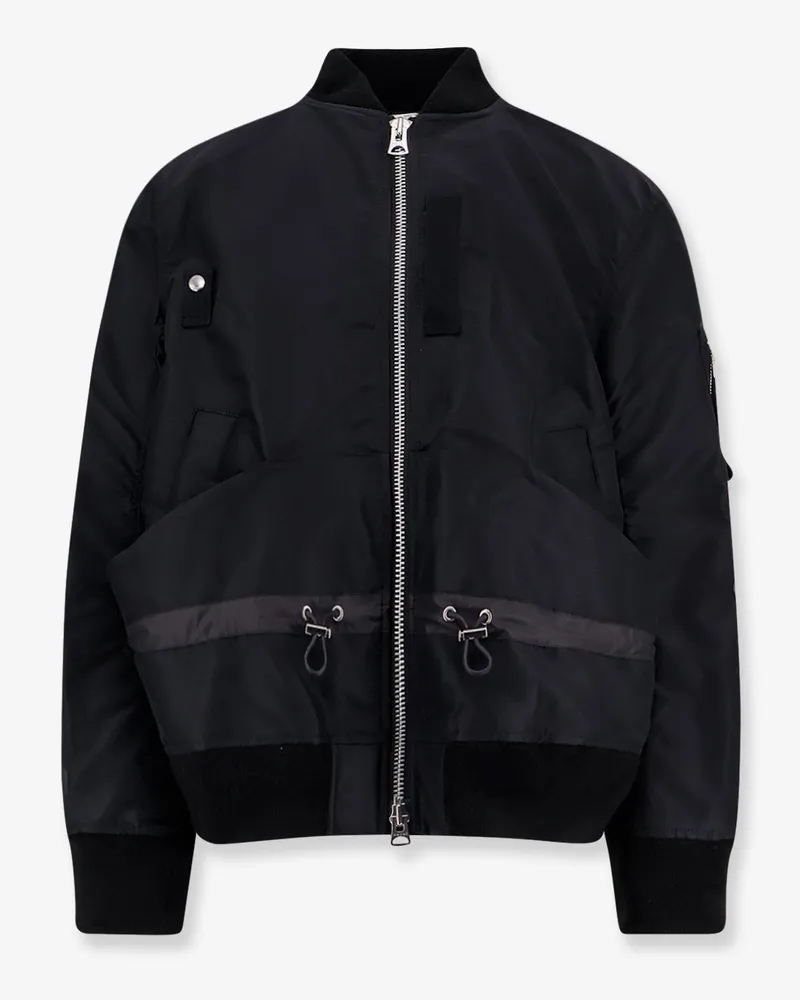 Sacai Nylon bomber jacket -  - gender_Man Black
