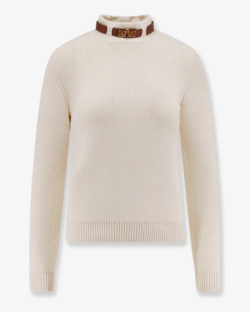 Elisabetta Franchi Wool blend sweater -  - gender_Woman White