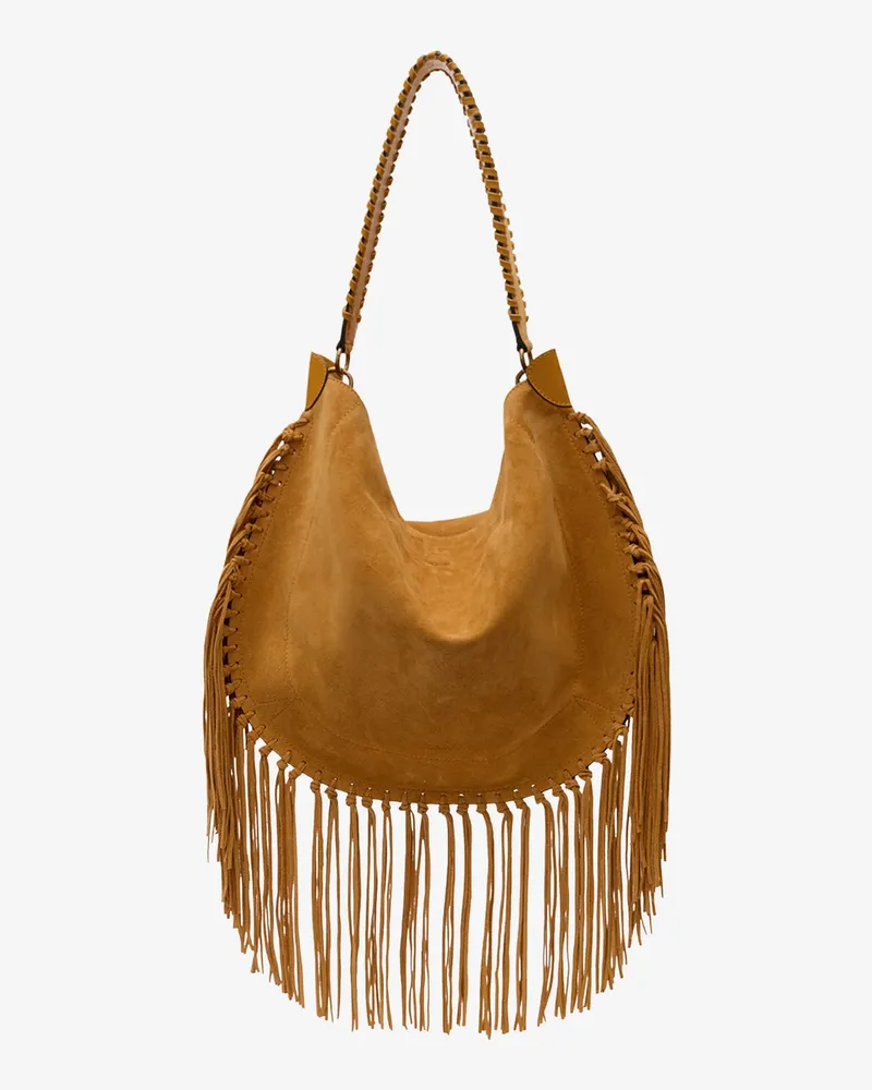 Isabel Marant Oskan suede shoulder bag -  - gender_Woman Brown