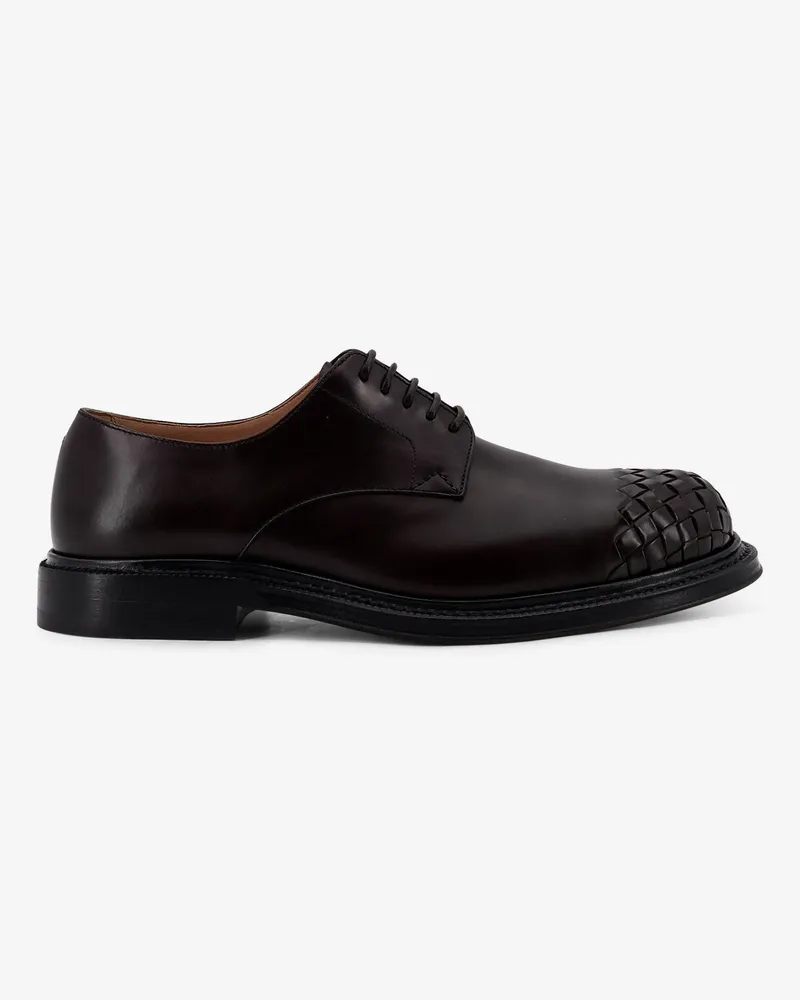 Bottega Veneta James leather lace-up shoe -  - gender_Man Brown