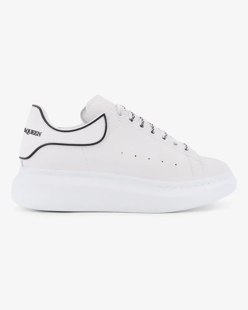 Alexander McQueen Oversize leather low-top sneakers -  - gender_Man White