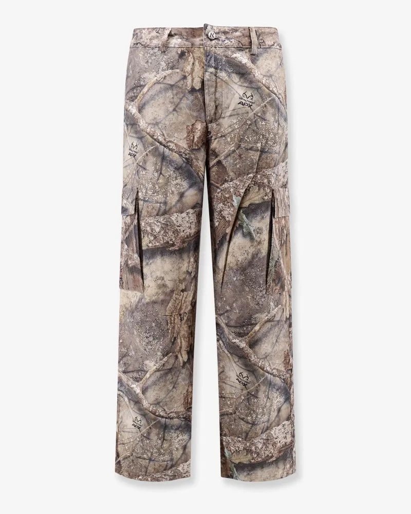 REPRESENT Cargo trousers with Real Tree Camouflage print -  - gender_Man Brown
