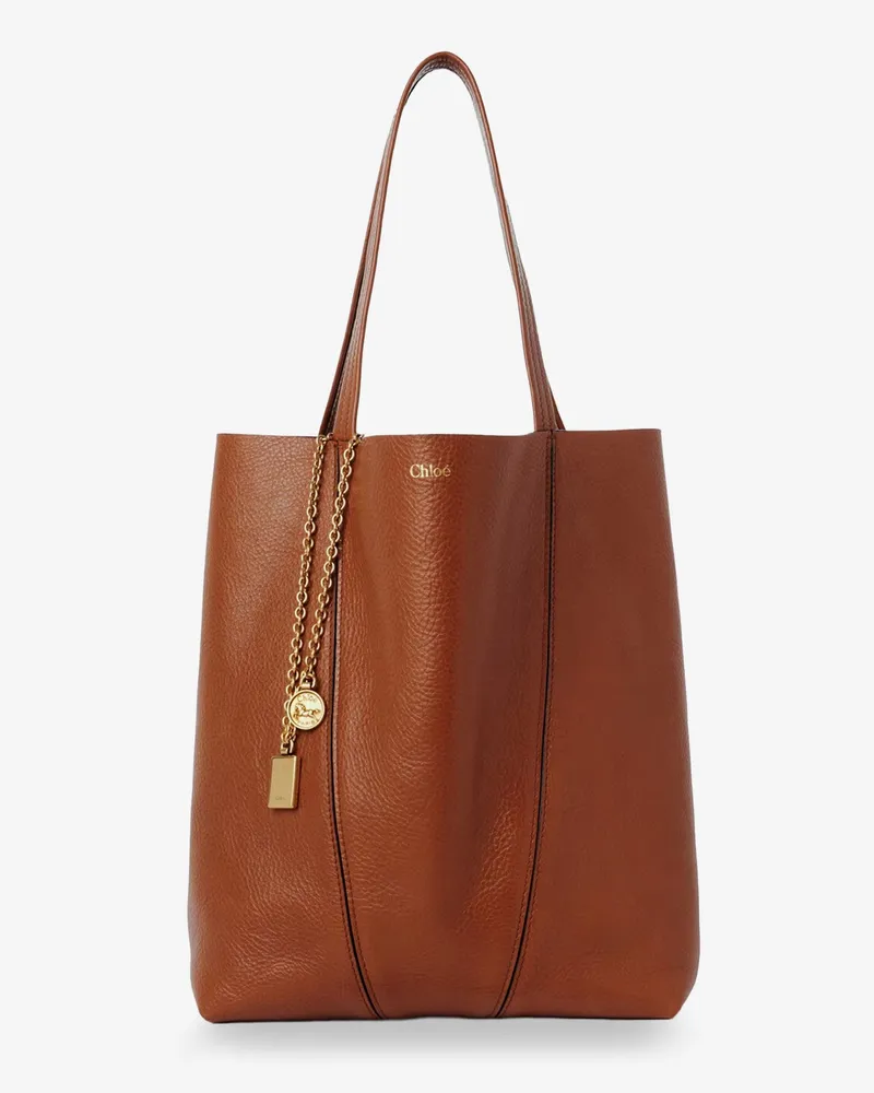 Chloé Chloé Spin leather shoulder bag -  - gender_Woman Brown