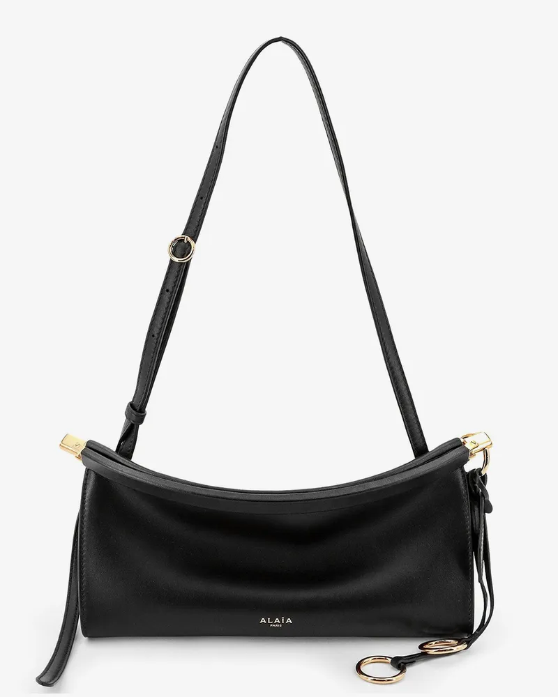 Alaïa Le Click East West Small leather crossbody bag -  - gender_Woman Black