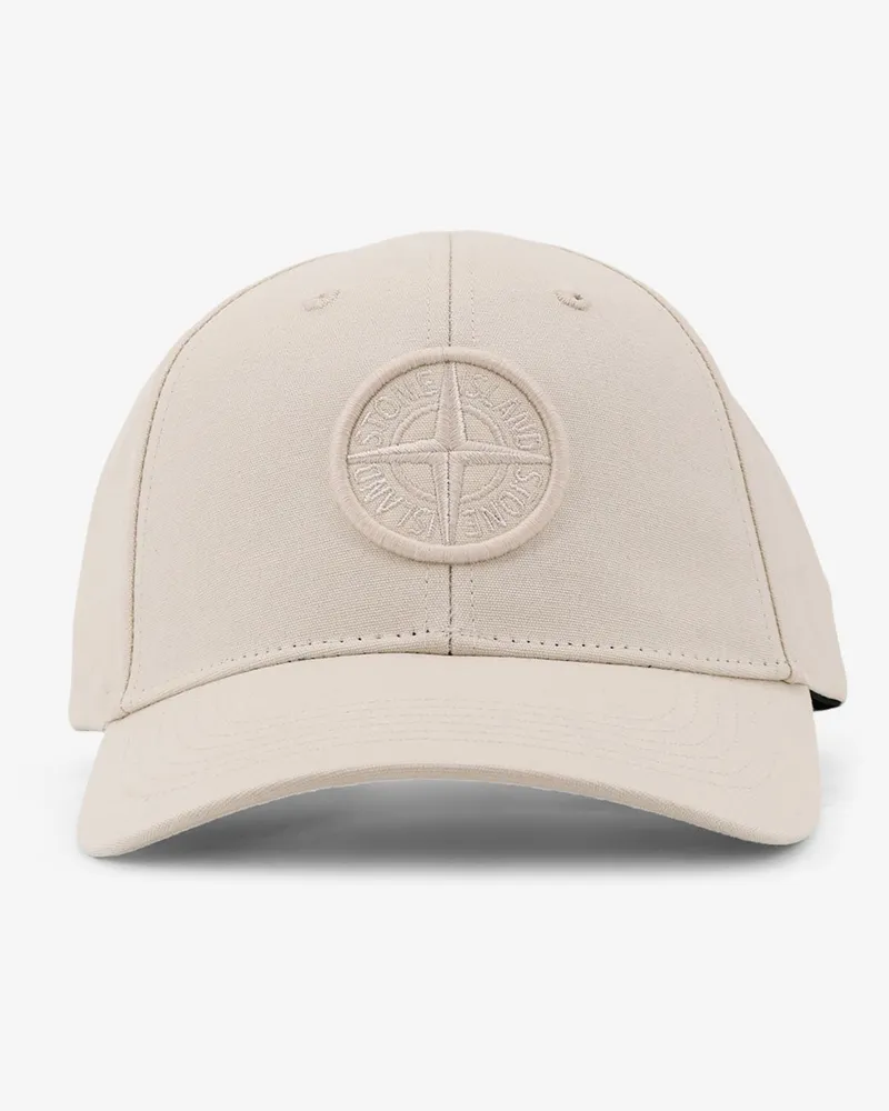 Stone Island Cotton baseball cap -  - gender_Man White