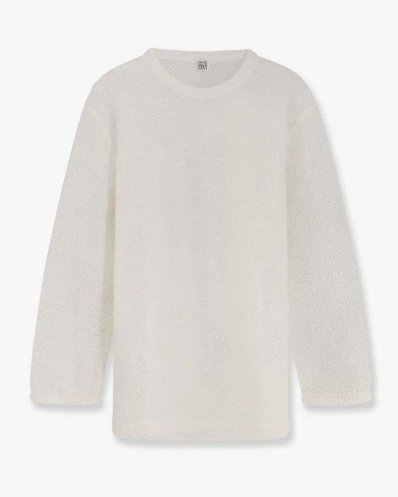 Totême Mohair and wool blend sweater -  - gender_Woman White