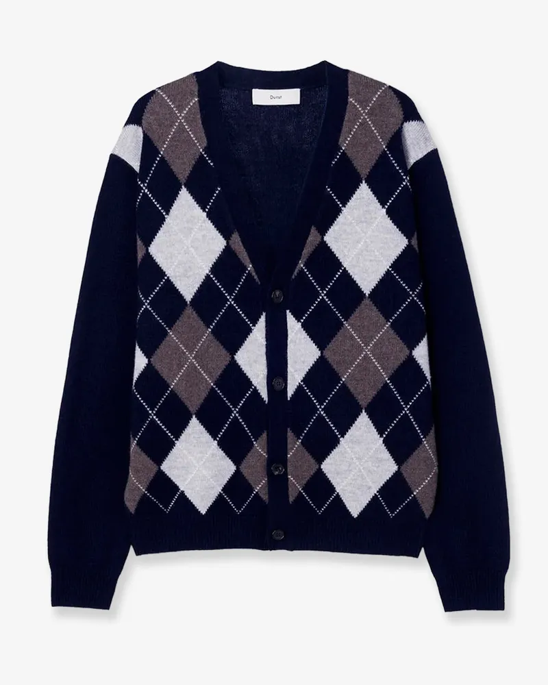 Dunst Wool cardigan -  - gender_Man Blue