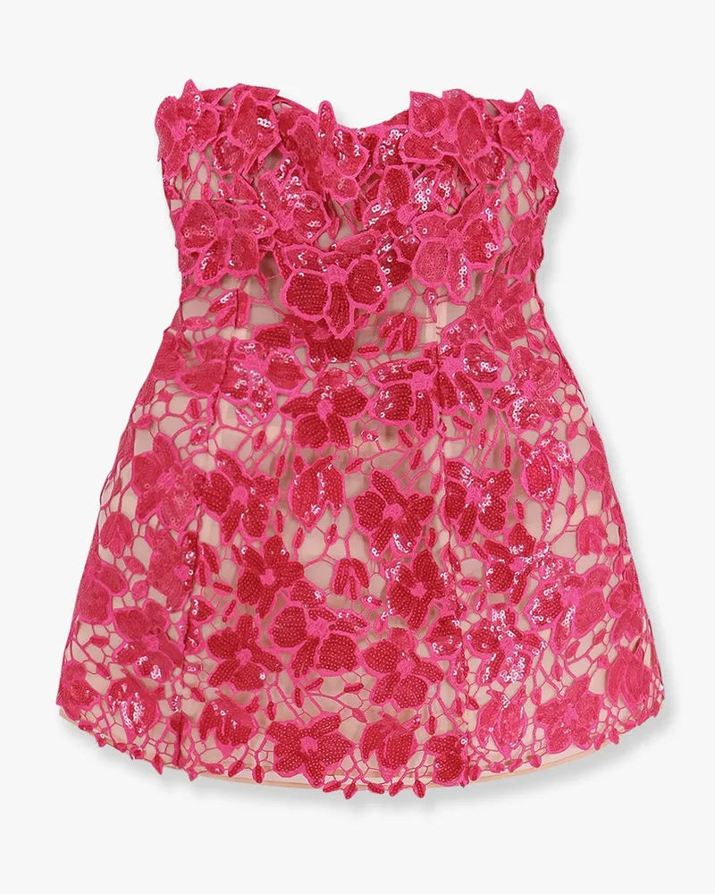 Retrofête Alira laces and sequins dress -  - gender_Woman Pink