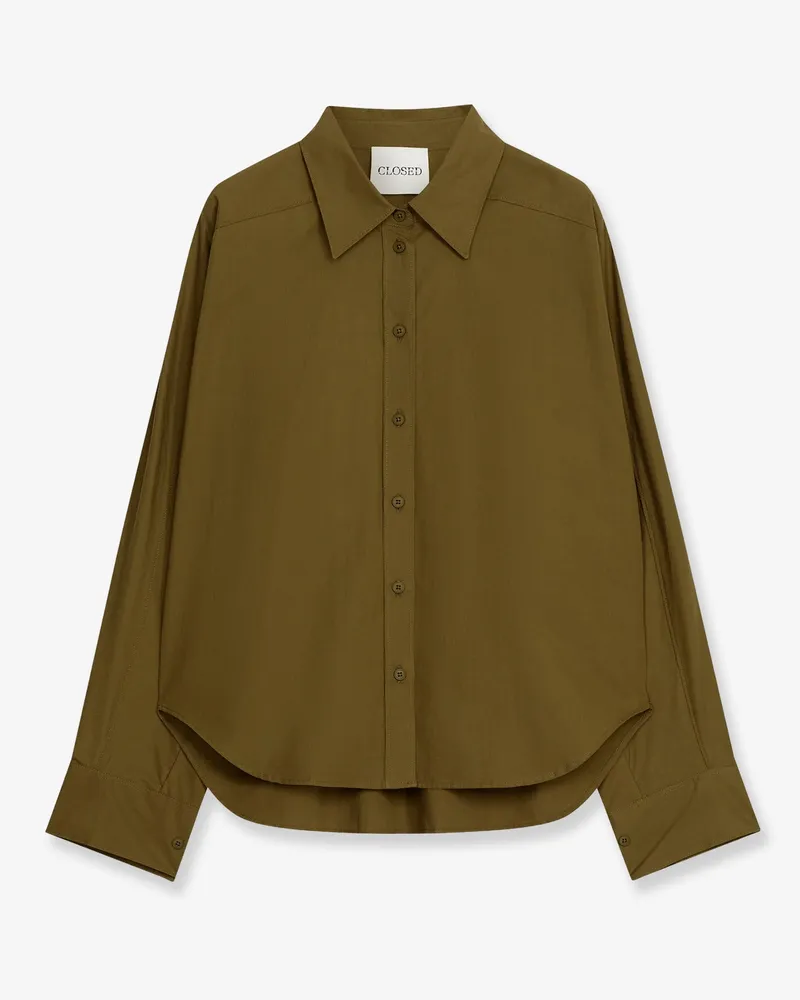 Closed Recycled cotton shirt -  - gender_Woman Green
