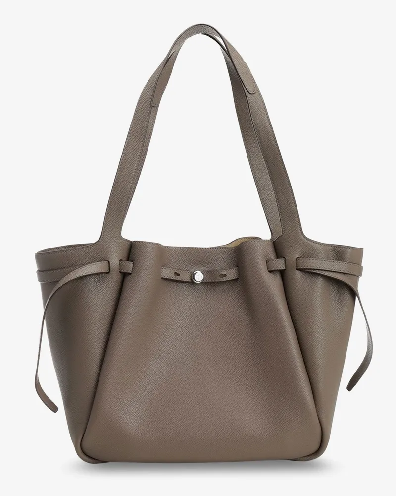 Tory Burch Romy leather shoulder bag -  - gender_Woman Grey