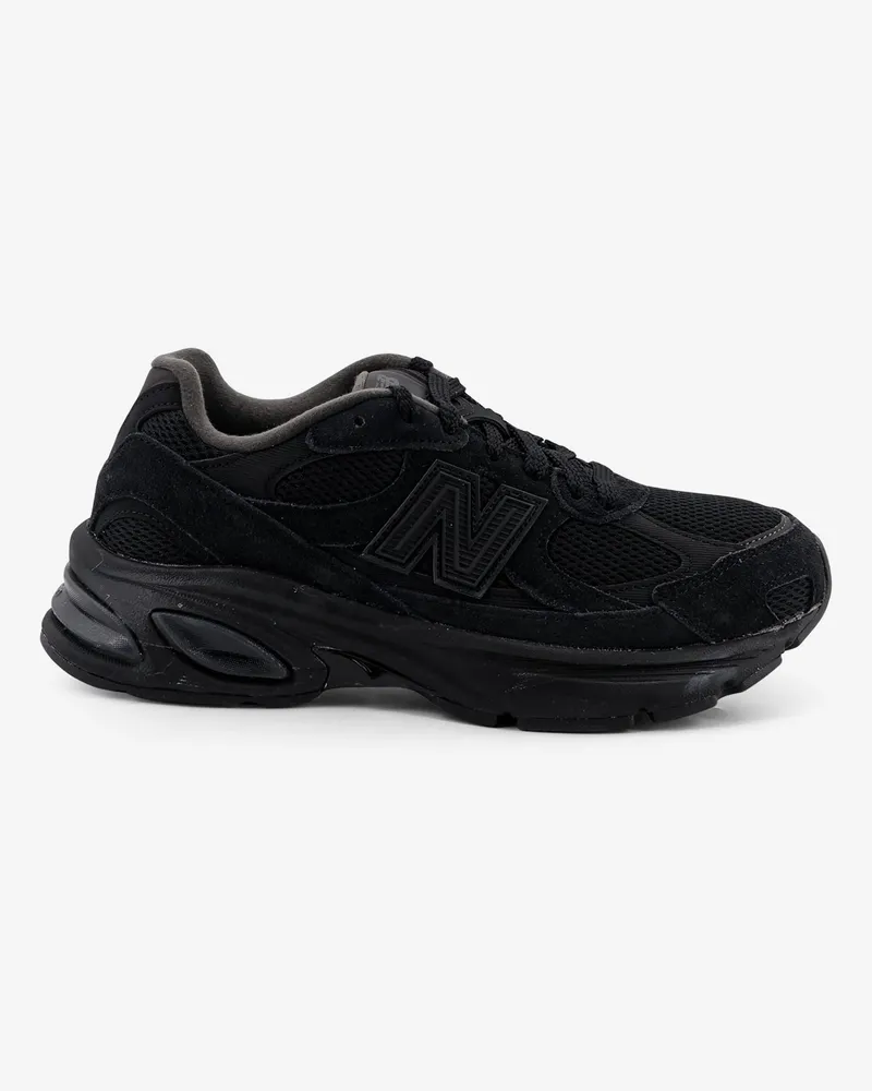 New Balance U2010 sneakers in mesh and suede with iconic side logo -  - gender_Man Black