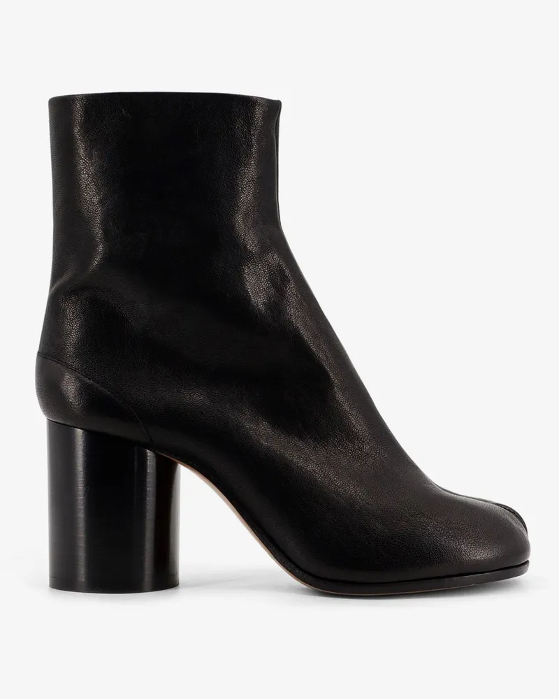 Maison Margiela Leather Tabi boots -  - gender_Woman Black