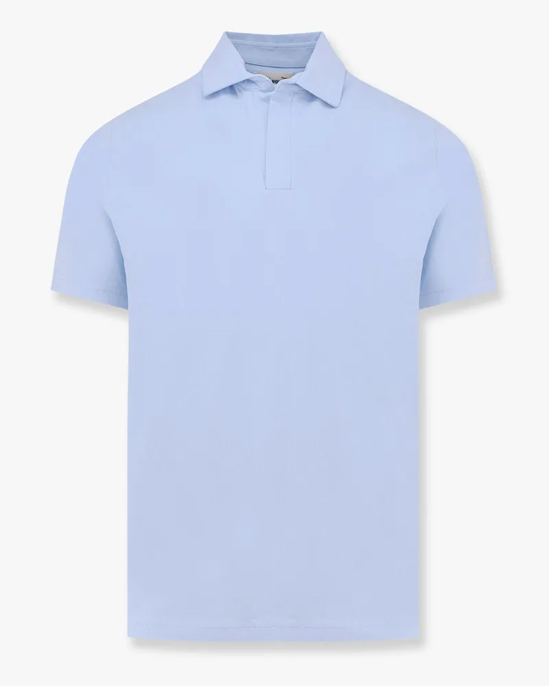 MC2 Saint Barth Brighton cotton polo shirt with Logo embroidery -  - gender_Man Blue