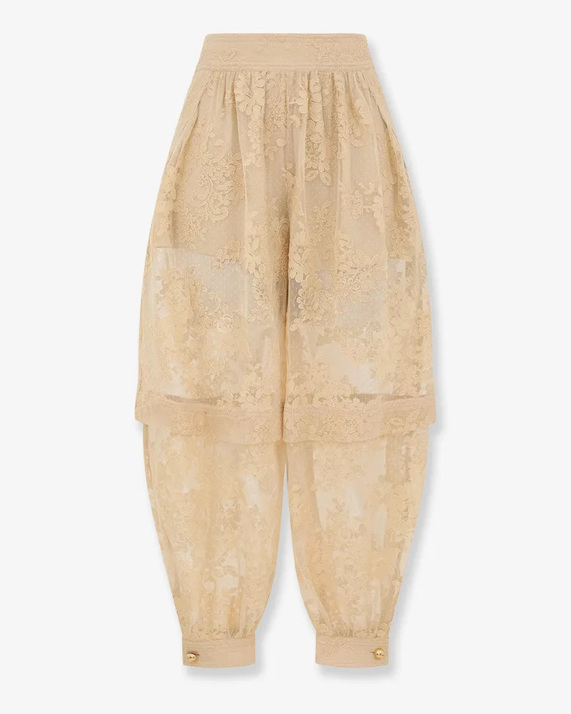 Zimmermann Luna Lace Harem Pant -  - gender_Woman Beige