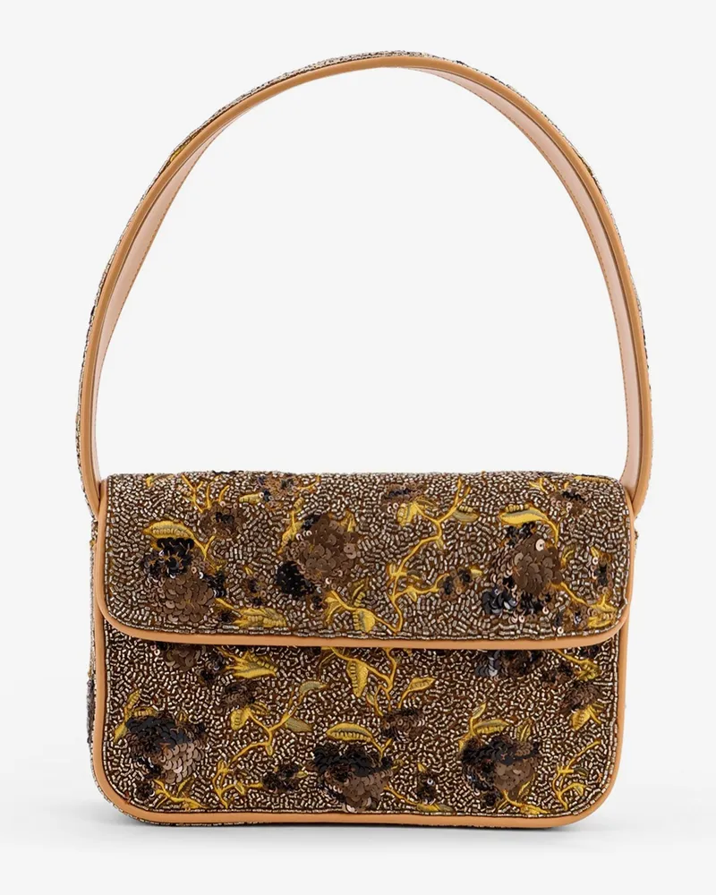 STAUD Shoulder bag with all-over bead embroidery -  - gender_Woman Multicolor