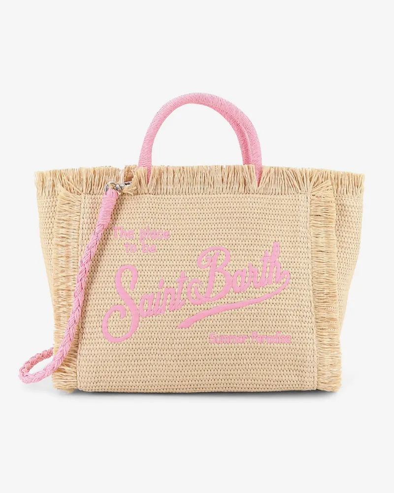 MC2 Saint Barth Vanity raffia  handbag -  - gender_Woman Beige