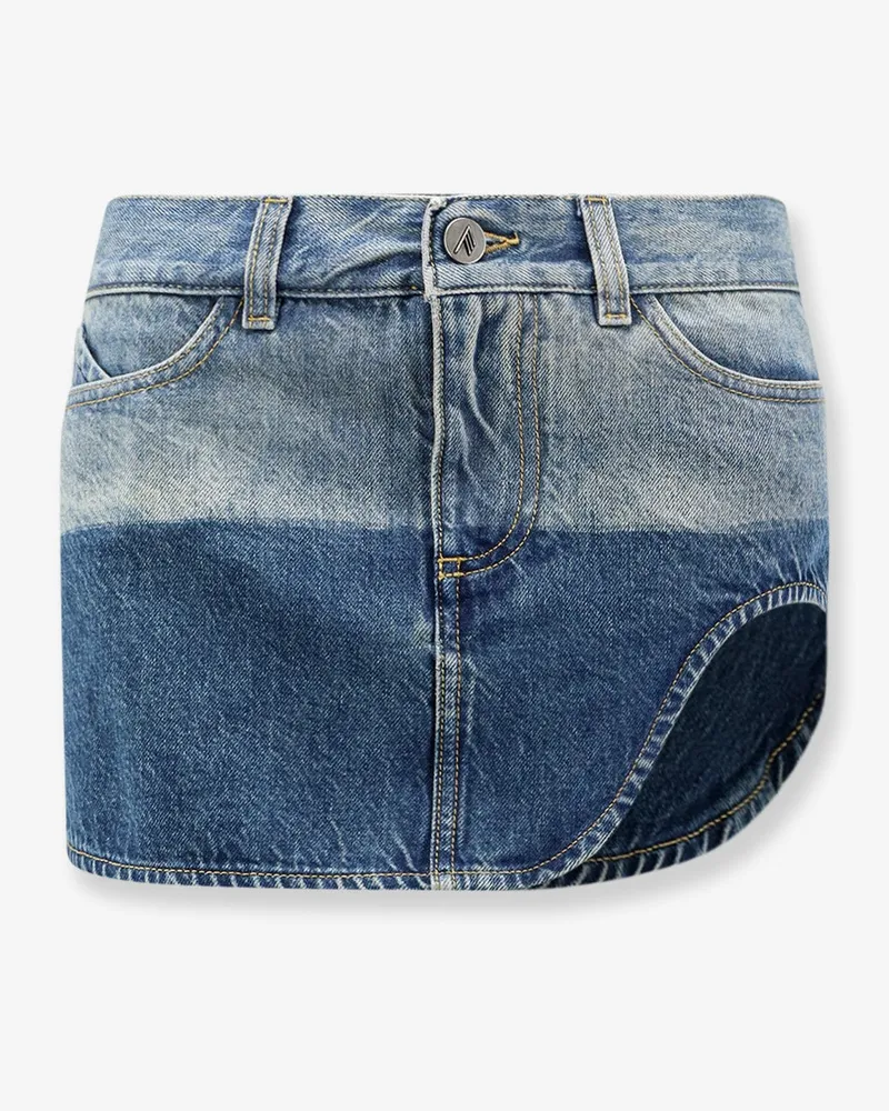 ATTICO Blue denim mini skirt -  - gender_Woman Blue