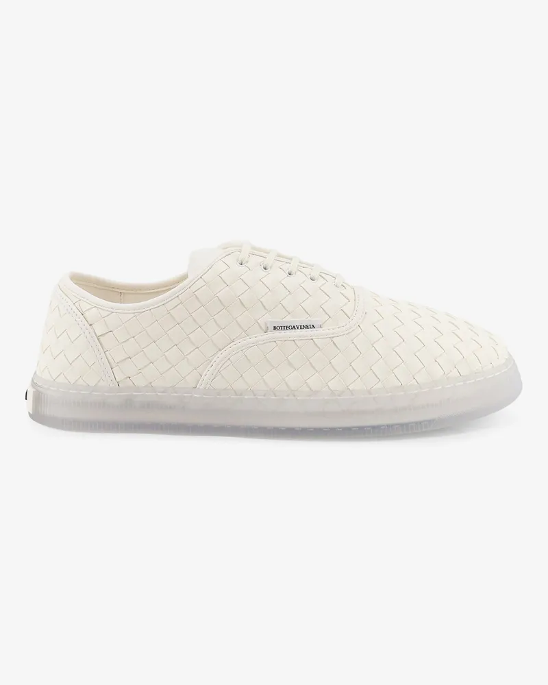 Bottega Veneta Serena leather sneakers with woven effect -  - gender_Man Black