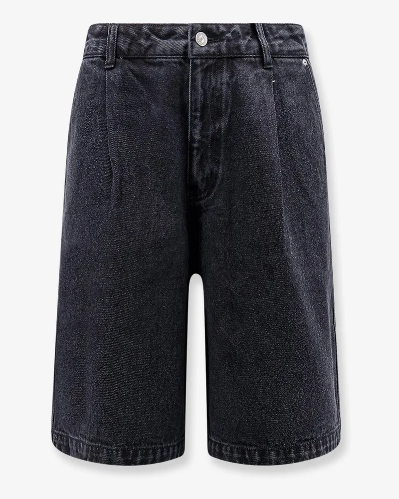 Dunst Back denim bermuda shorts -  - gender_Man Black
