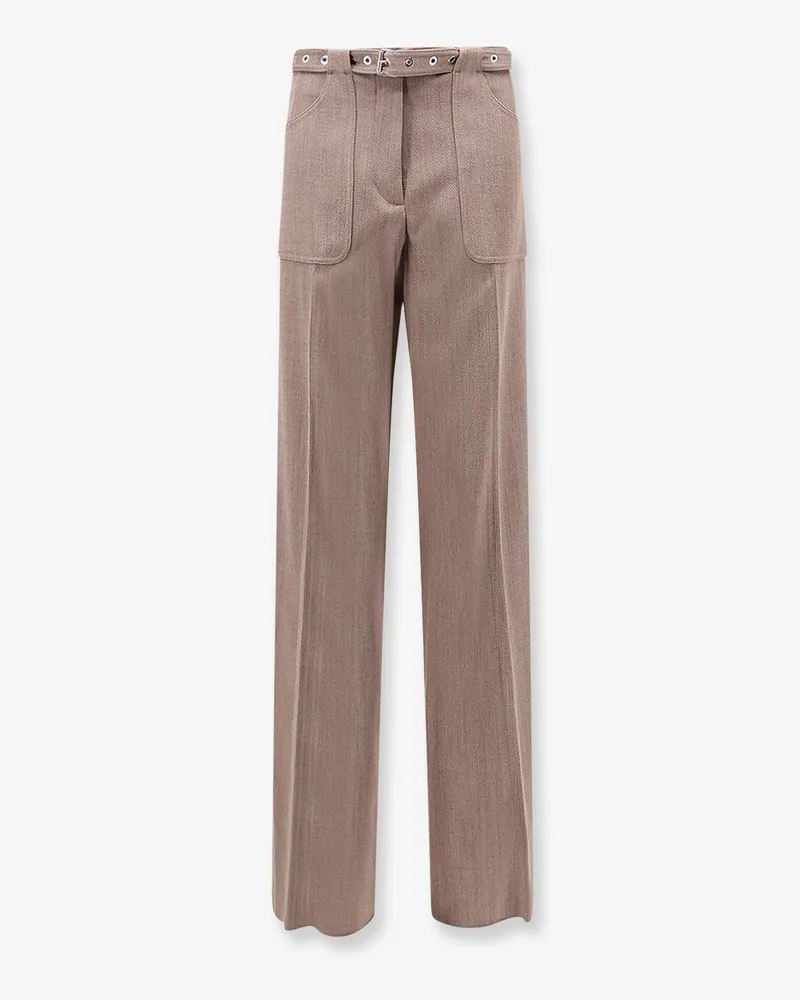 Seafarer Trieste wool blend trousers -  - gender_Woman Brown