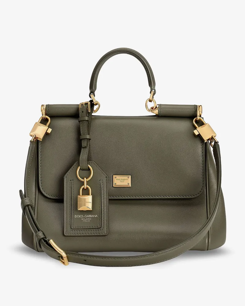 Dolce & Gabbana My Sicily leather crossbody bag -  - gender_Woman Green