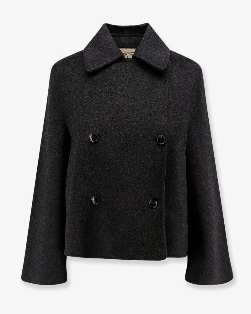 Semicouture Wool caban -  - gender_Woman Grey