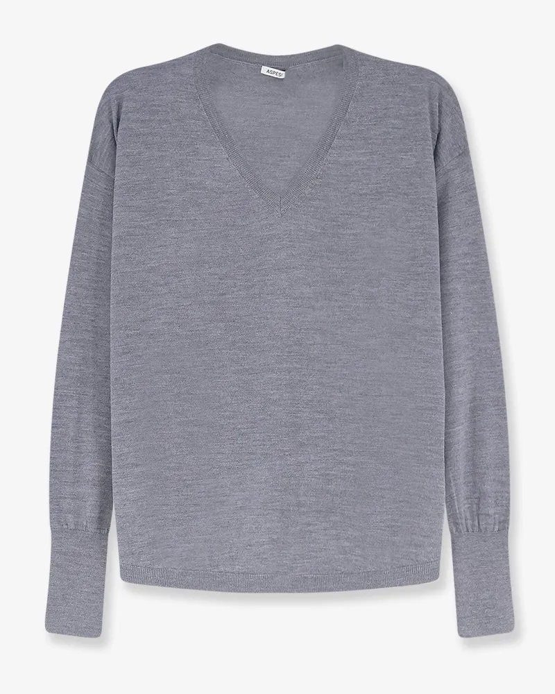ASPESI Virgin wool sweater -  - gender_Woman Grey