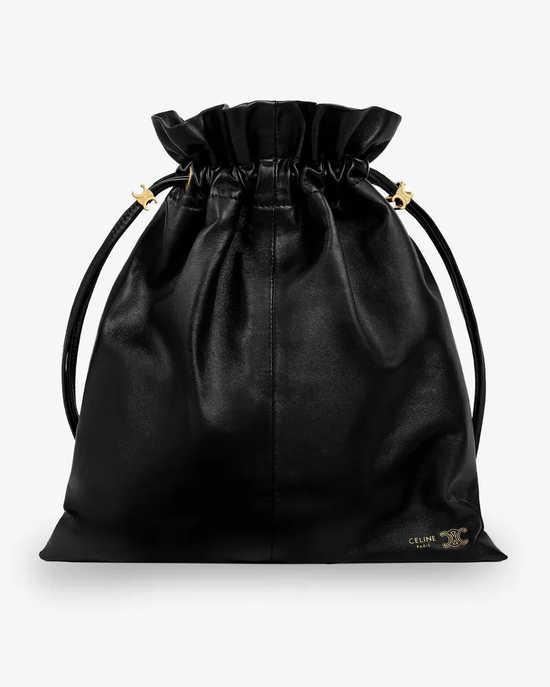 Celine Crystal leather crossbody bag -  - gender_Woman Black