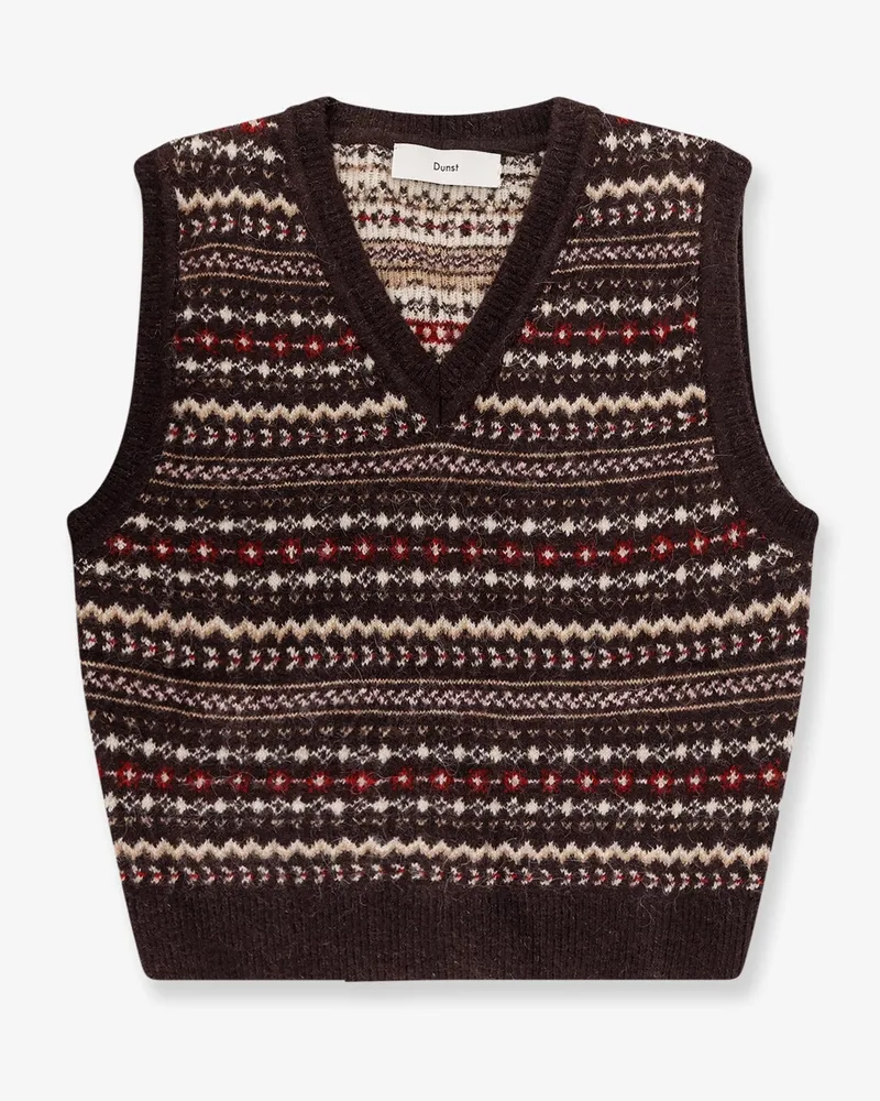 Dunst Crafted Unisex Vest -  - gender_Unisex Brown