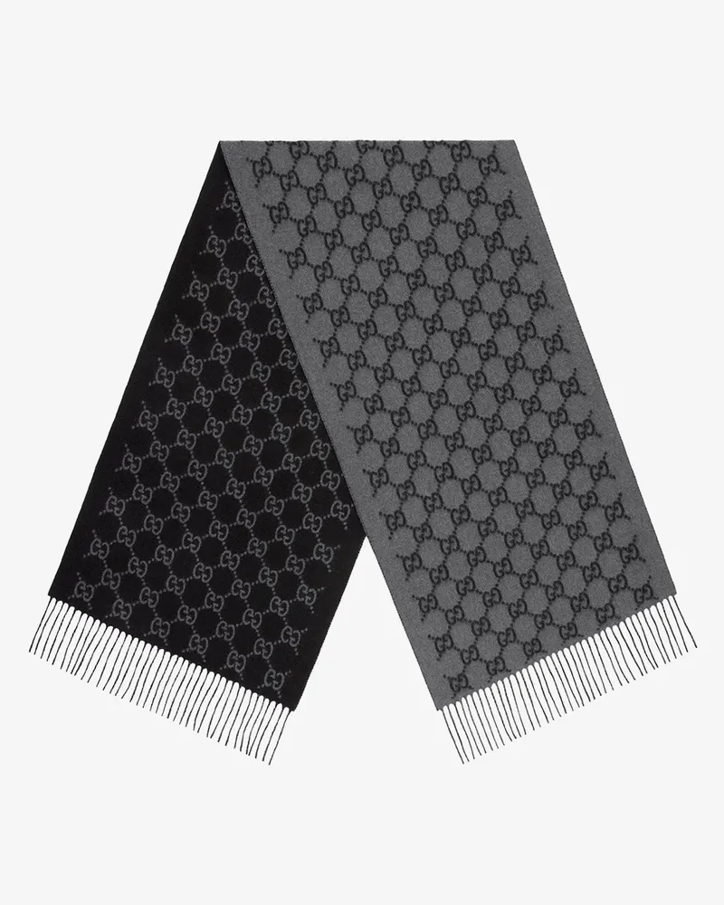 Gucci GG cashmere scarf -  - gender_Man Black