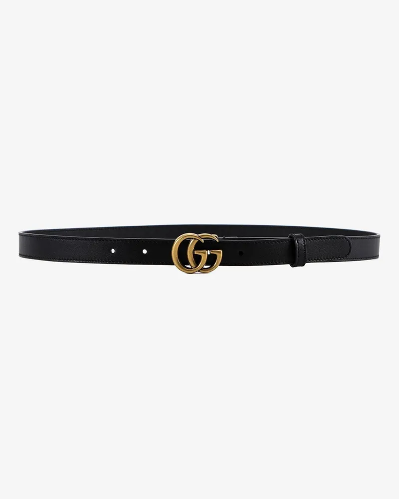 Gucci GG Marmont leather belt -  - gender_Woman Black