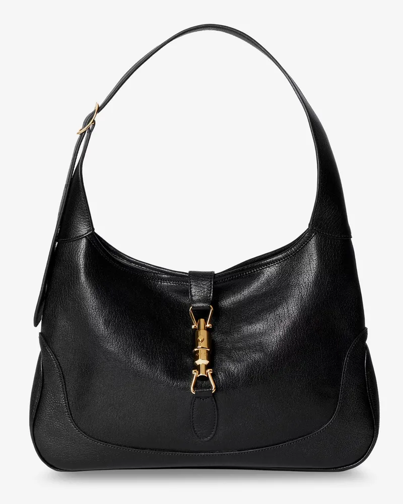 Gucci Jackie 1961 hammered leather shoulder bag -  - gender_Woman Black