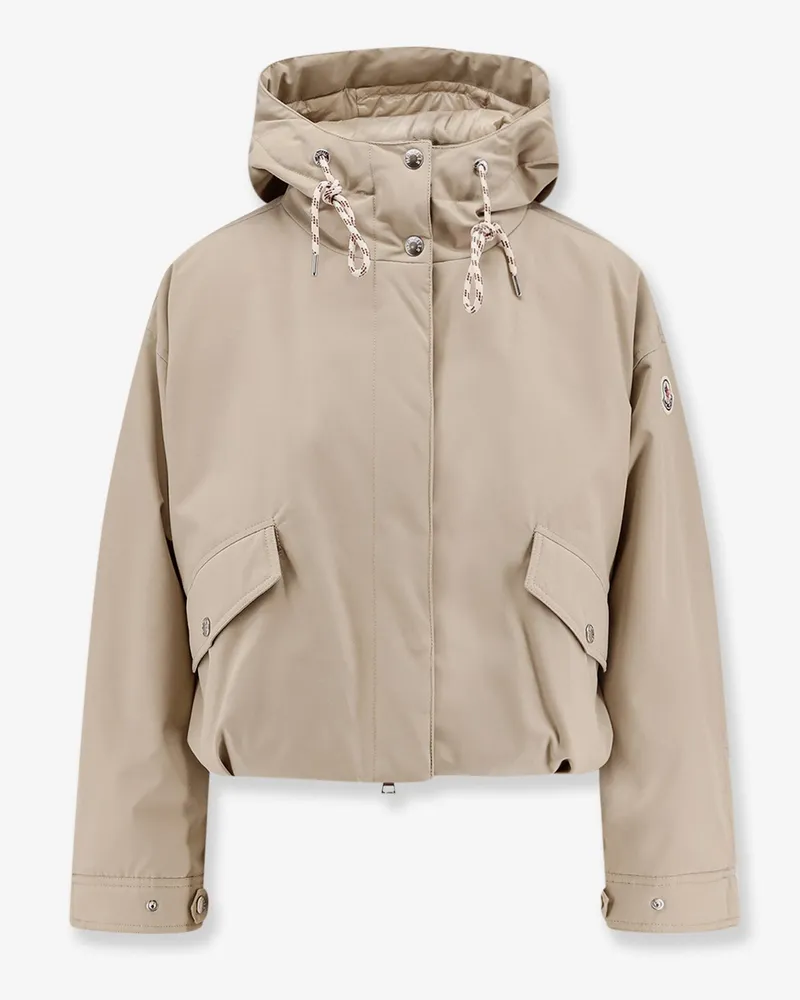 Moncler Eucalyptus jacket with hood -  - gender_Woman Beige